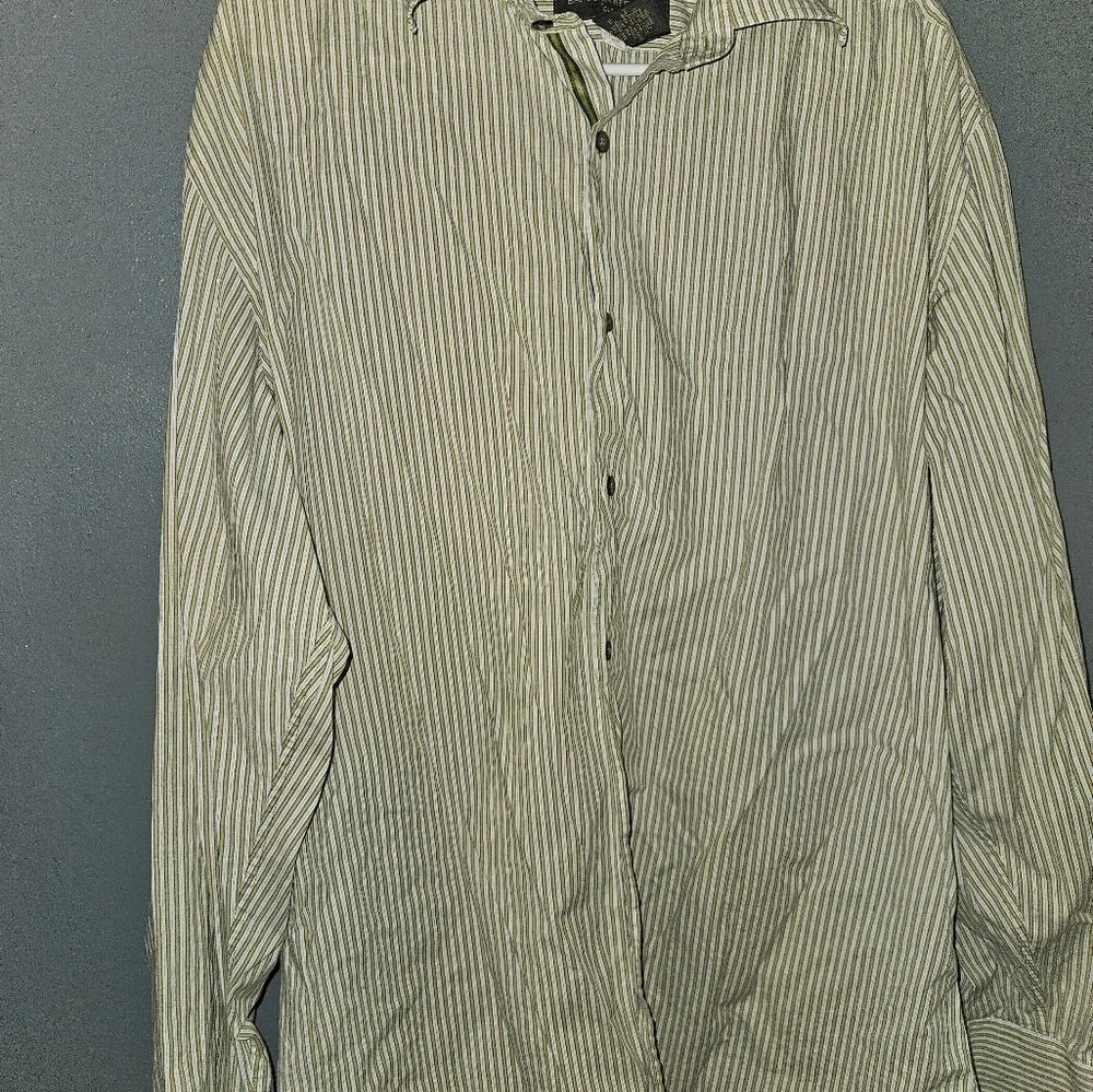 Banana Republic Mens Long Sleeve Button Up Dress Shirt Size Xl